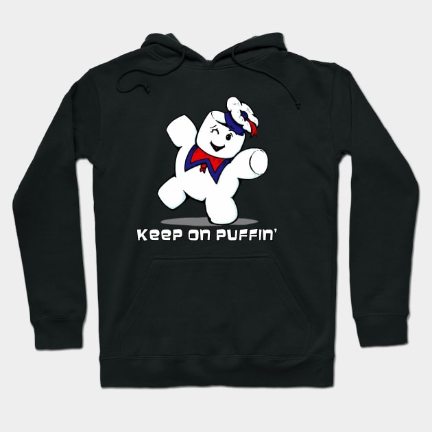 Stay Puft Marshmallow Cute Hoodie by ArtofOldSchool